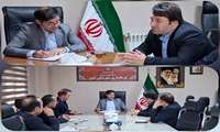 مهدی بهبود  مدیرکل آموزش فنی و حرفه ای استان اردبیل با مهران امانی فرماندار شهرستان نمین دیدار و گفتگو کردند